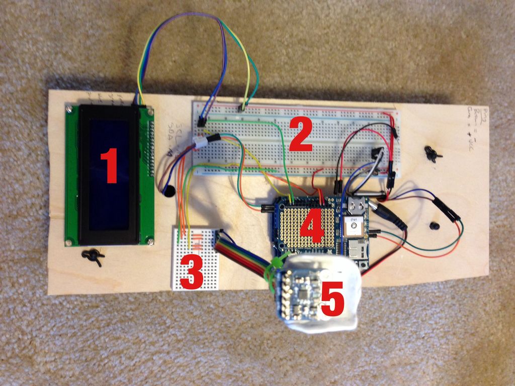 Arduino Powered Autonomous Vehicle circuit