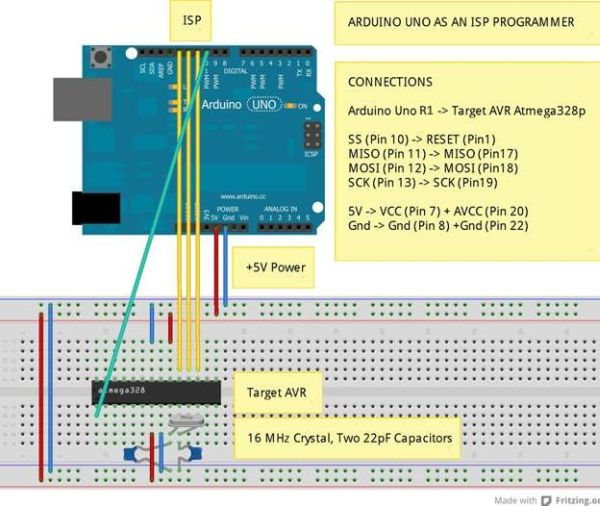 How To Bootload Atmega328p Using Two Arduino Uno Ardu 6827