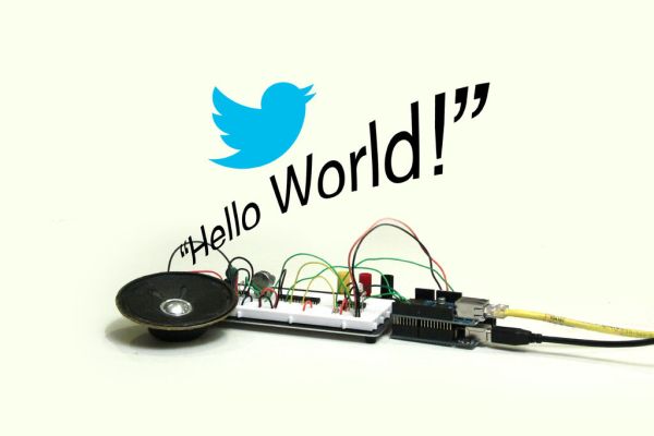 Arduino Twitter Enabled Text to Speech