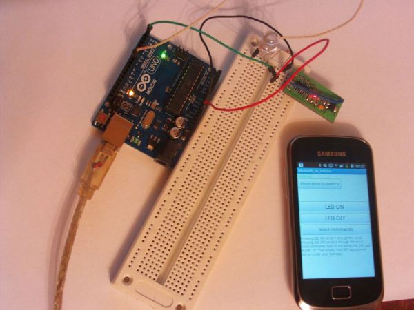 control arduino board using an android phone and a bluetooth module