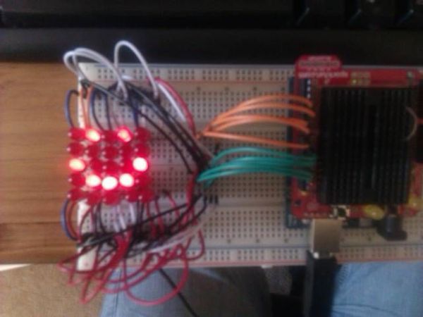 5X5 dot matrix on Arduino