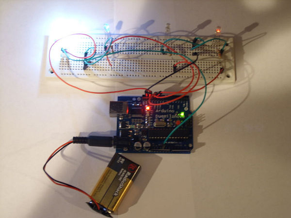 Arduino 4 led madness