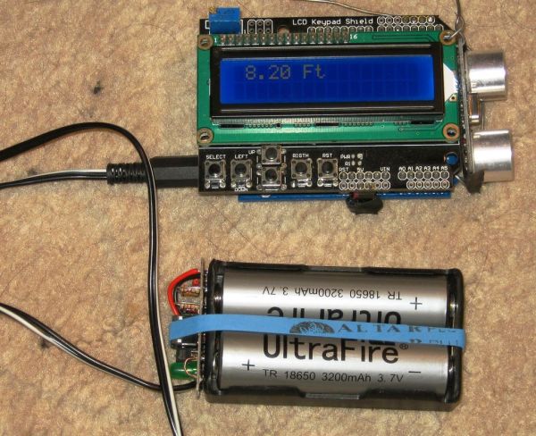 arduino low battery indicator