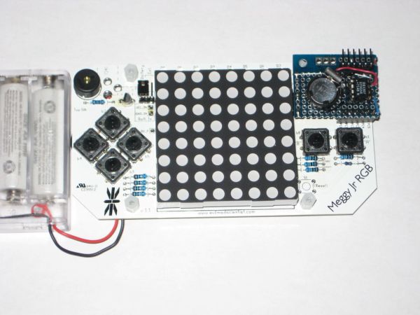 Arduino Clock with Meggy