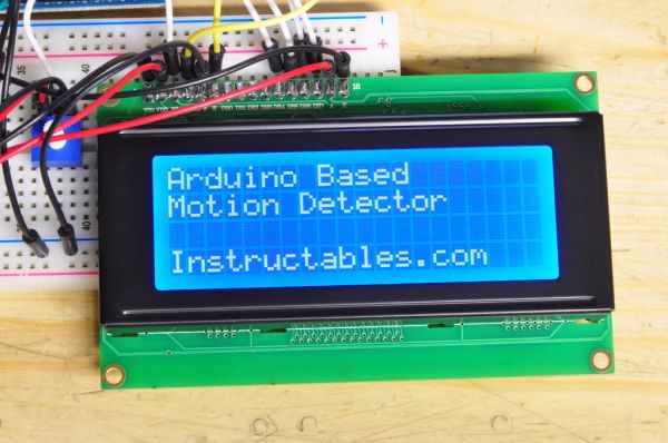Arduino Controlled Motion Sensor