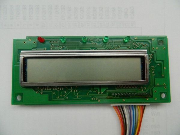 Arduino LCD from a fax machine