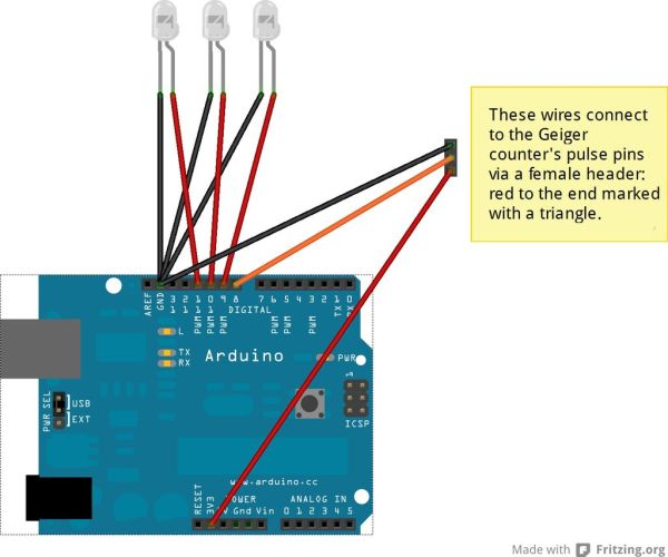 Arduino Star Jar circuit