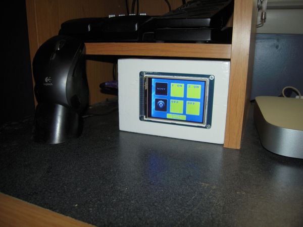 Arduino Touch Screen Room Control