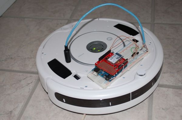Arduino Web-controlled Twittering Roomba