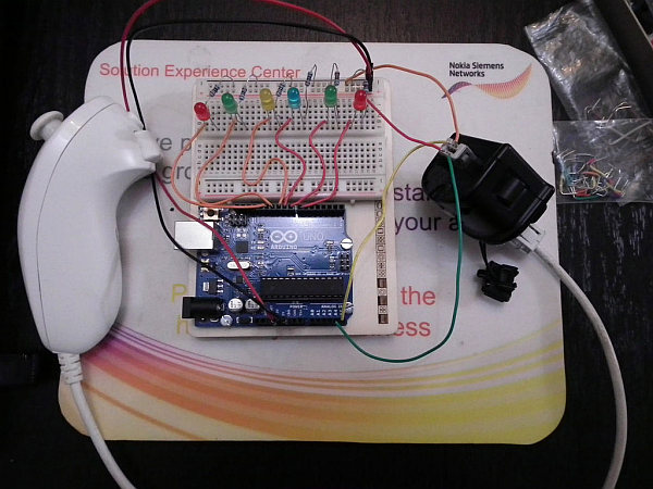 Arduino Wii nunchuck