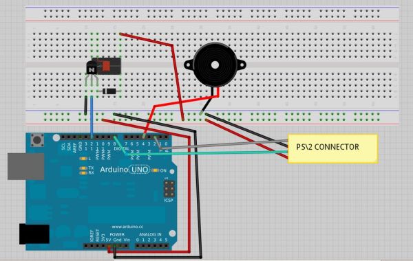 Arduino morse code generator circuit
