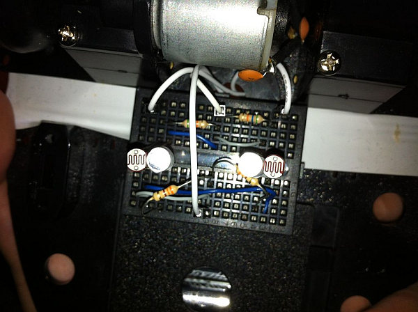 Linefollower with photoresistors