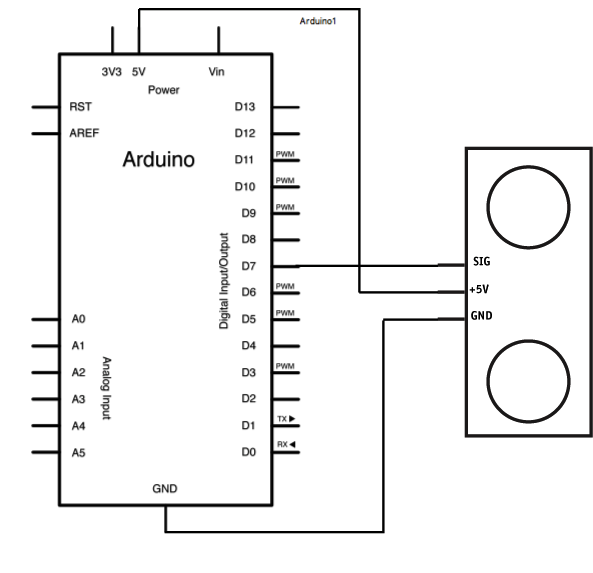 ultrasonic sensor arduino test code