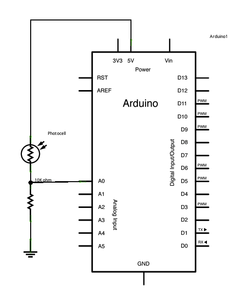 Arduino Switch Statement schematic