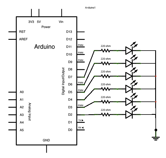 cycle through a switch case arduino