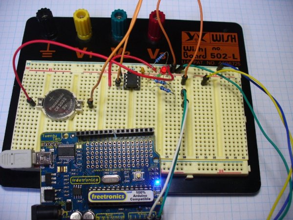 Arduino real time clock shield