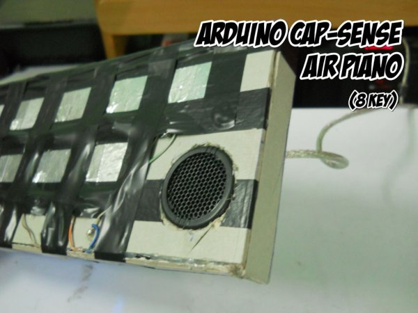Arduino Air Cap-Sense Piano