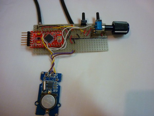 Arduino Analog VU meter and Clock circuit
