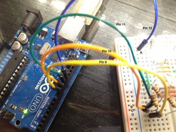 Arduino Charlieplexing LEDs
