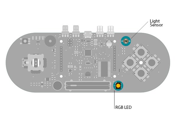 Arduino Esplora Light Calibrator circuit