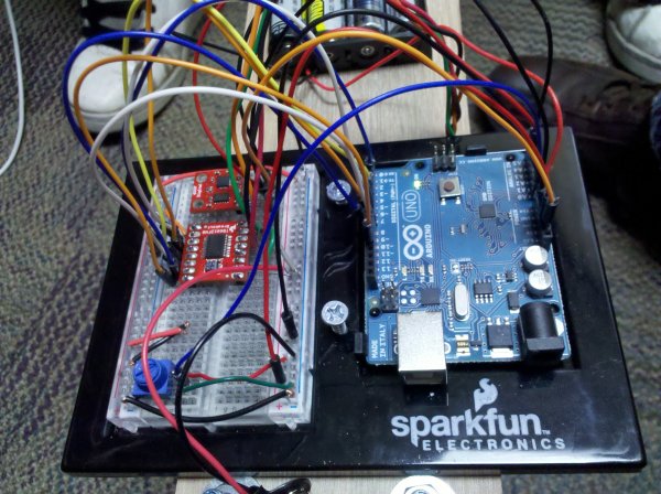 Arduino Self-Balancing Robot circuit