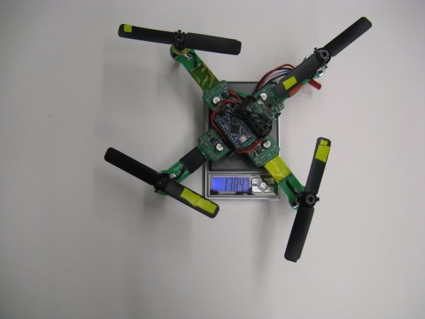 Arduino based Quadrotor on a PCB