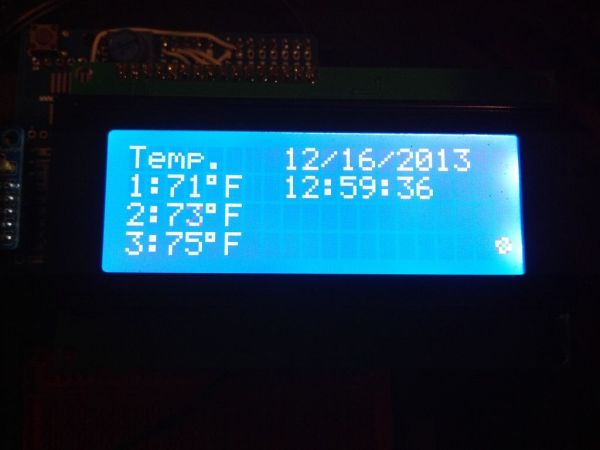 Arduino Time & Temp Display Shield