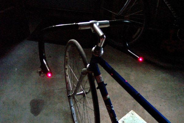 Bike Turn Signal & Brake Light Handlebars