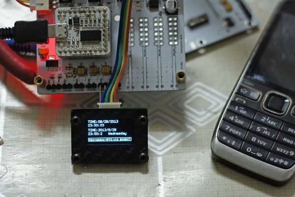 Build a network clock (NCLK) with Microduino-RTC