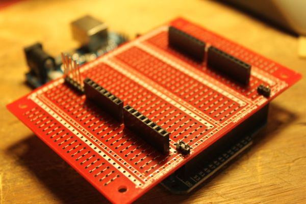 Prototyping shield for Arduino Mega