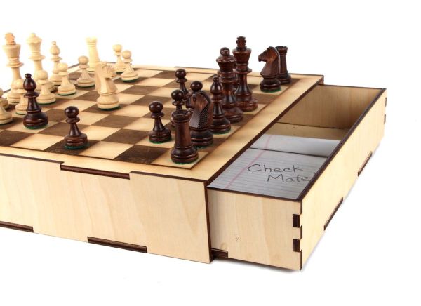 Secret Compartment Chess Set