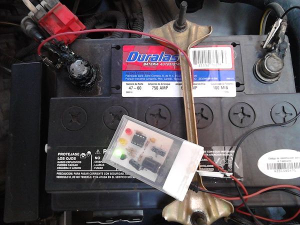 Troubleshoot your car battery with ATtiny