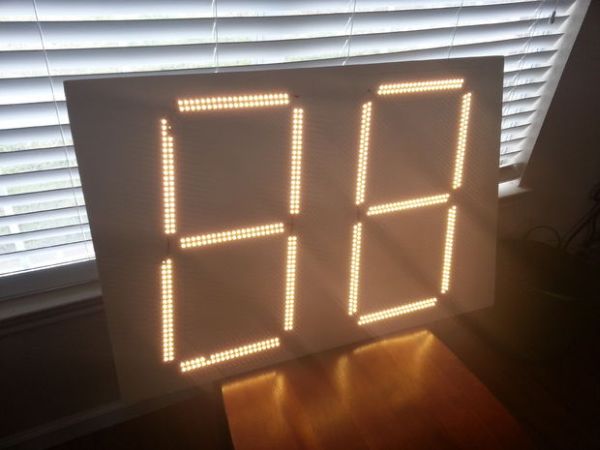 Giant Two Digit Countdown Clock