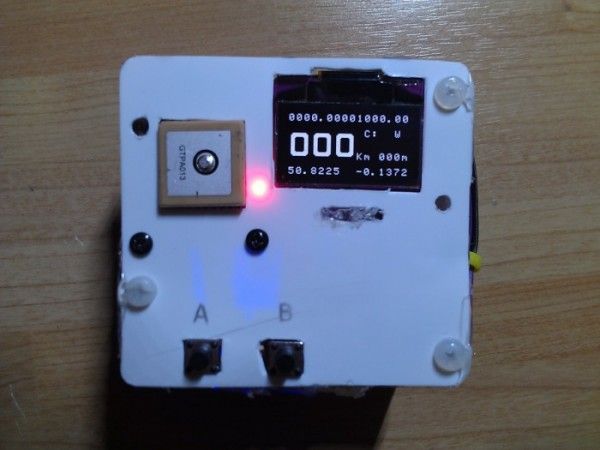 A Small GPS Arduino Watch Clock