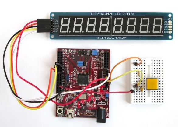 arduino stopwatch timer