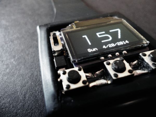 The open source hardware and software OLED Watch