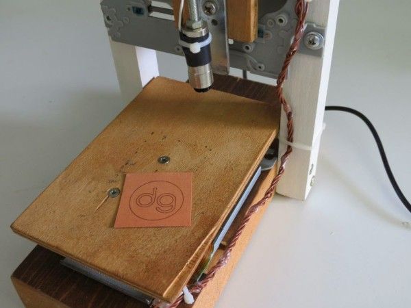 A DIY laser engraver build using DVD and CD ROM writer