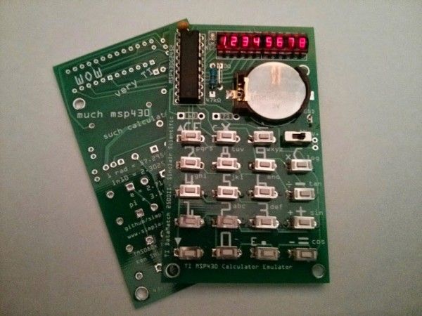 TMS08035 Emulating Calculator Build