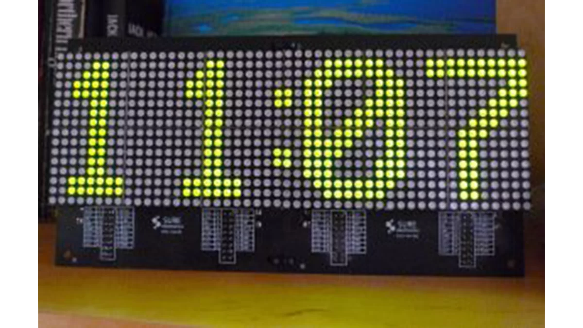 Arduino Pong Clock
