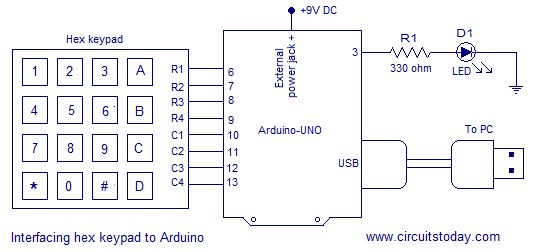 Simple digital code lock using arduino