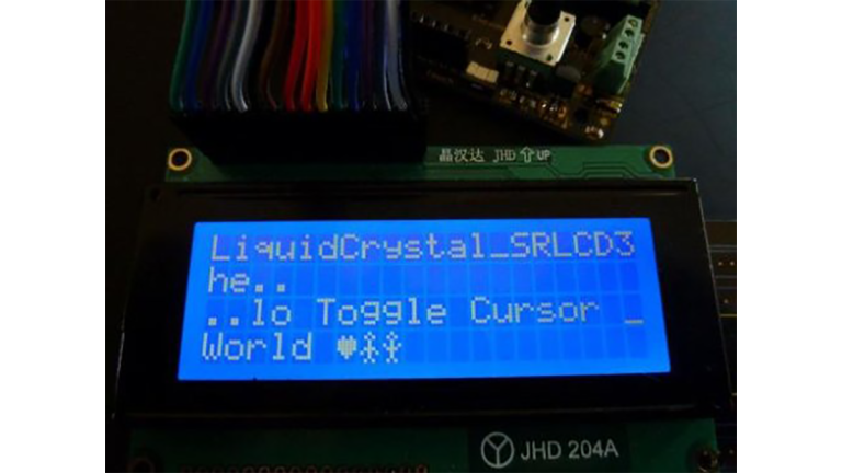 3 wires interface for LCD display using Arduino - duino