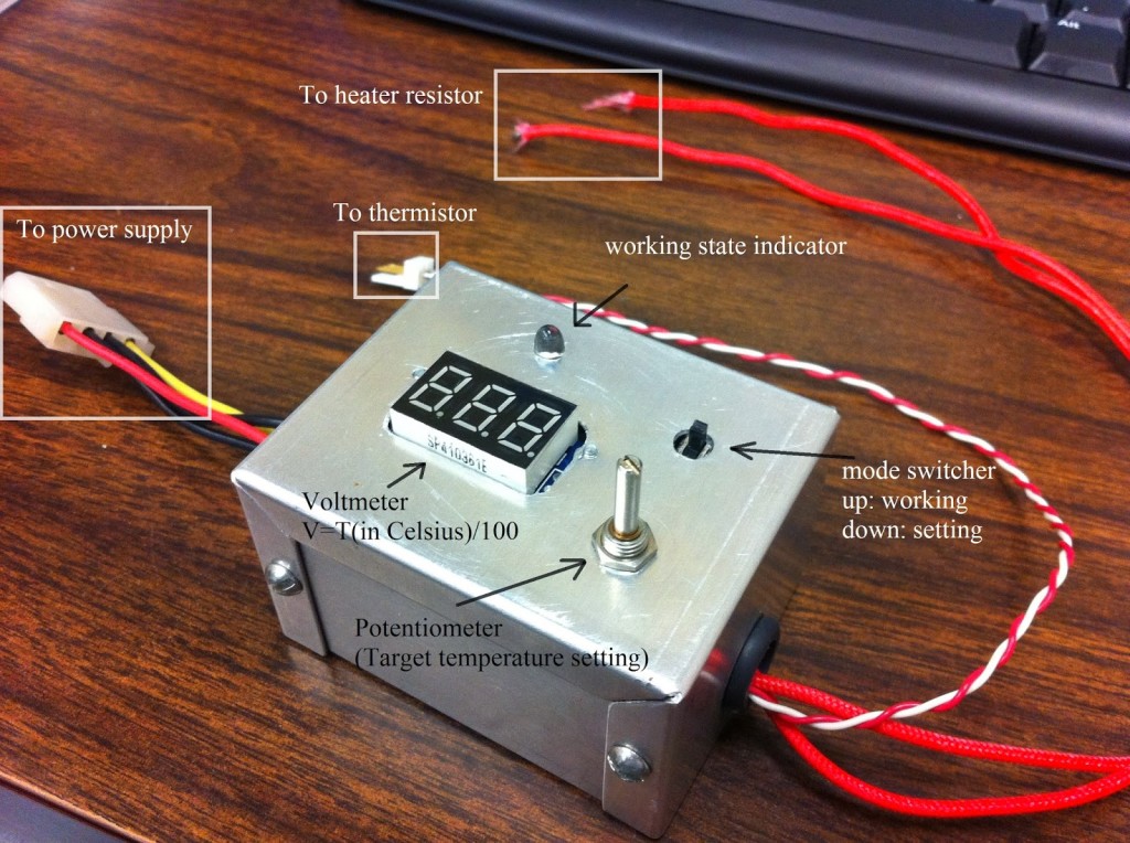 A simple temperature control system