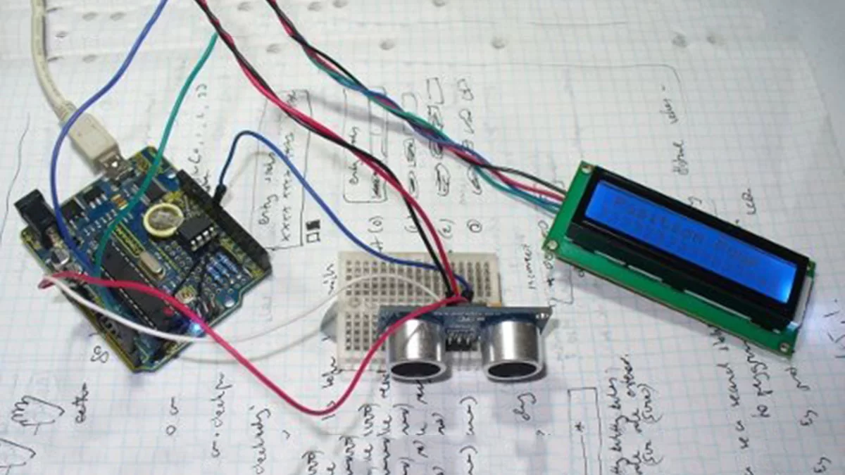 Arduino Ultrasonic Combination Switch Connection