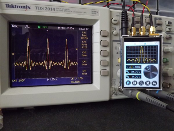 Tiny waveform generator