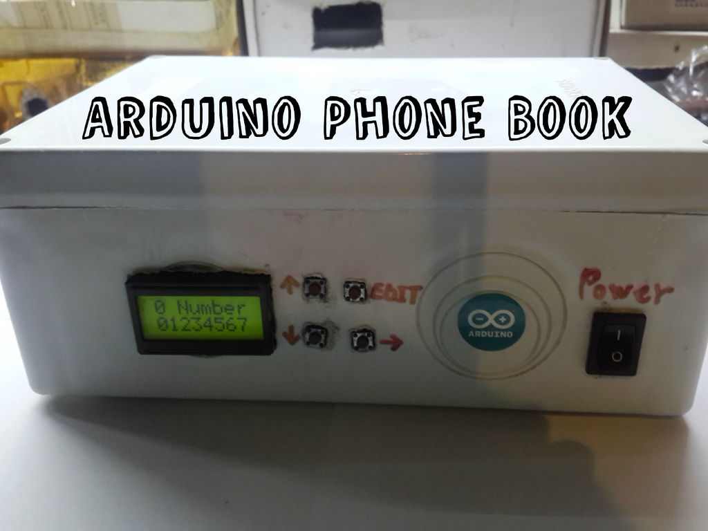 Arduino Phone Book