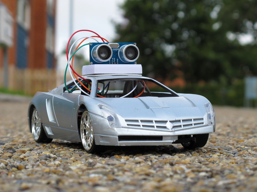 self driving rc car arduino