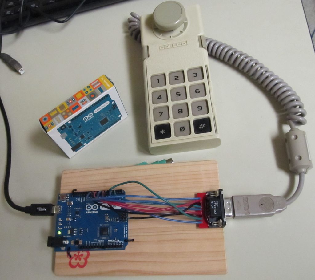 Classic Joystick to USB Adaptor using Arduino