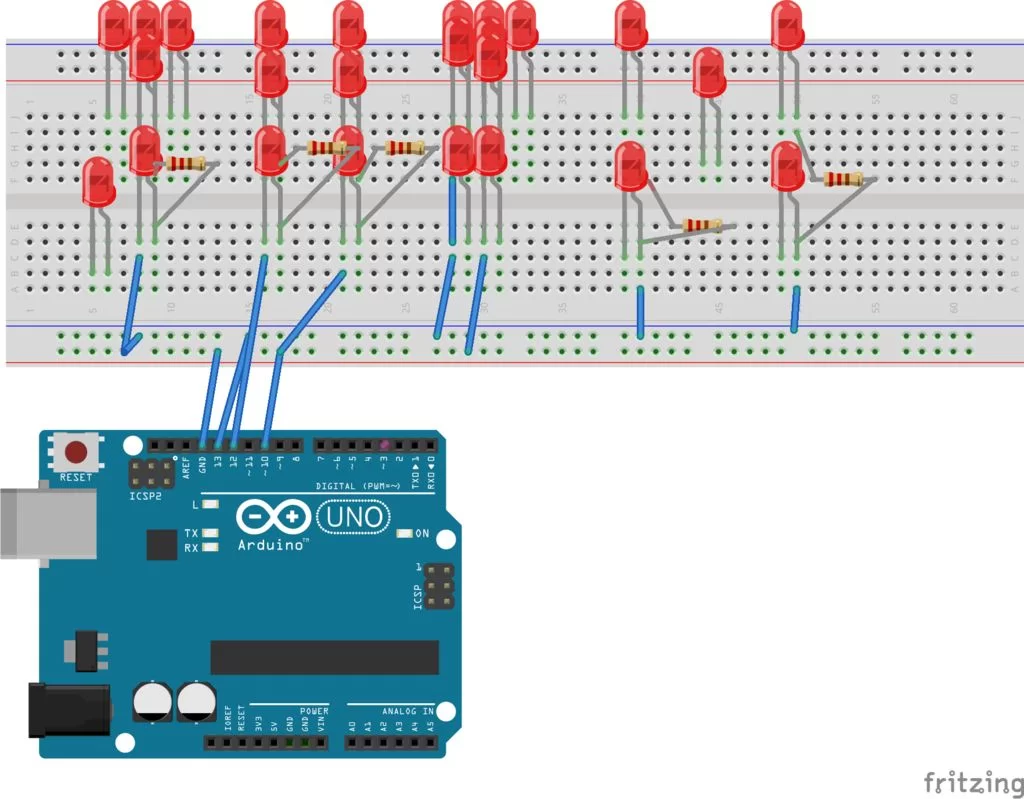 Mini BillBoard using Arduino cercuit