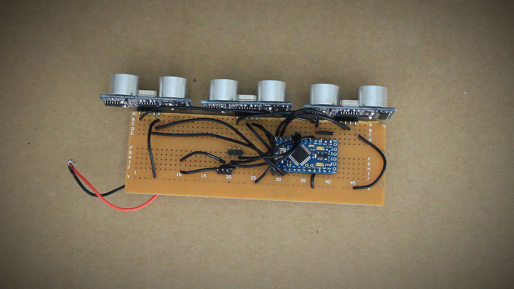 Motion Controlled Ultrasonic Lamp using Arduino circuit