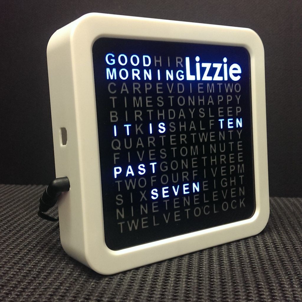Personalised Word Clock using Arduino